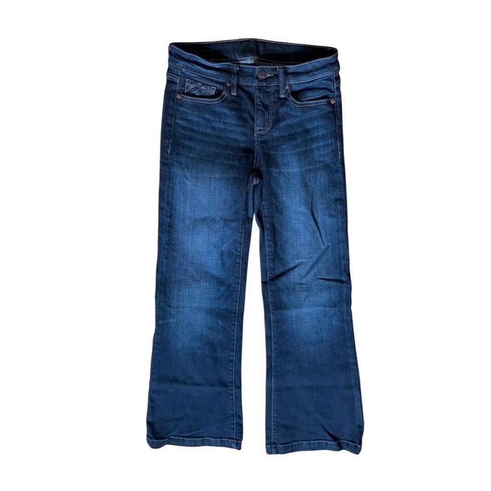 Buckle Blue fit #53 trouser Women's‎ flared Jeans 24x30 Dark Wash Stretch denim